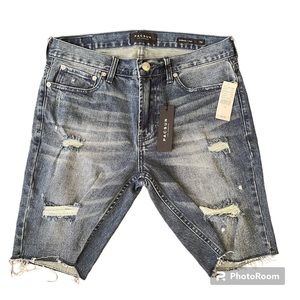 Men's Distressed Jean Shorts PacSun SZ. 32 NWT